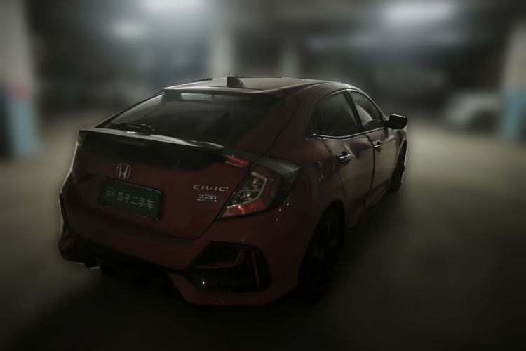 Used Honda Civic 2021 HATCHBACK 220TURBO CVT Trendy Cool Edition Rear Right 45 Deg
