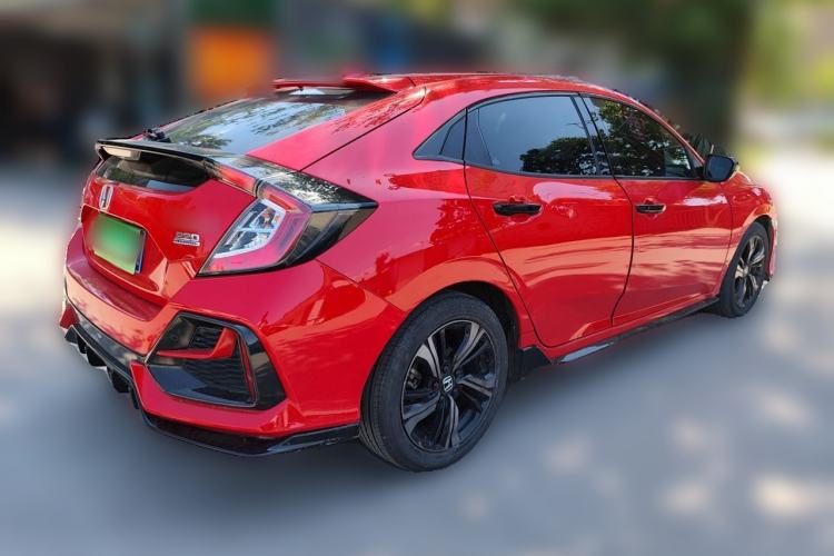 Used Honda Civic 2021 HATCHBACK 220TURBO CVT Trendy Cool Edition Rear Right 45 Deg
