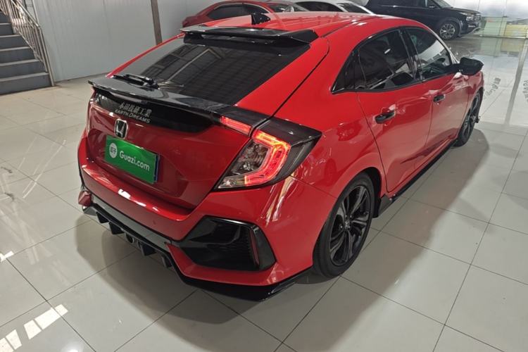 Used Honda Civic 2021 HATCHBACK 220TURBO CVT Trendy Cool Edition Rear Right 45 Deg