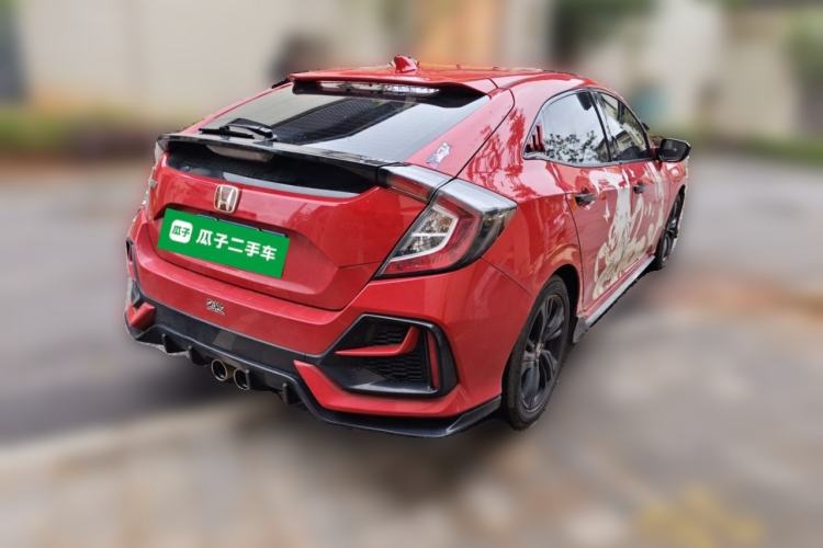 Used Honda Civic 2021 HATCHBACK 220TURBO CVT Trendy Cool Edition Rear Right 45 Deg
