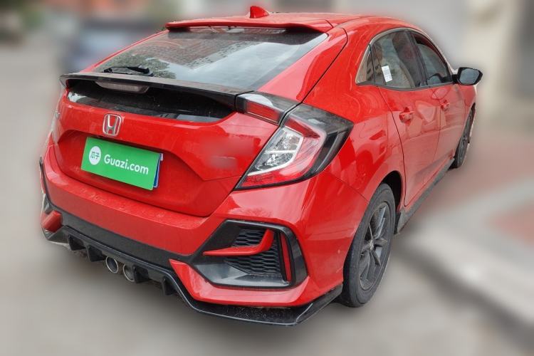 Used Honda Civic 2021 HATCHBACK 220TURBO CVT New Trendsetter Rear Right 45 Deg
