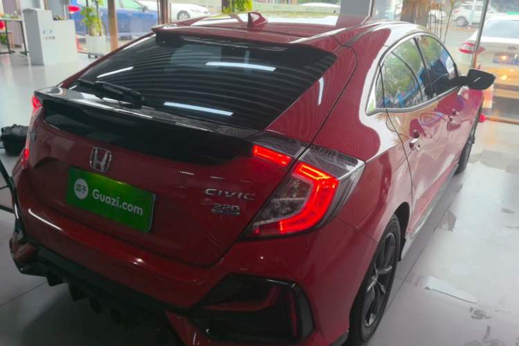 Used Honda Civic 2021 HATCHBACK 220TURBO CVT New Trendsetter Rear Right 45 Deg