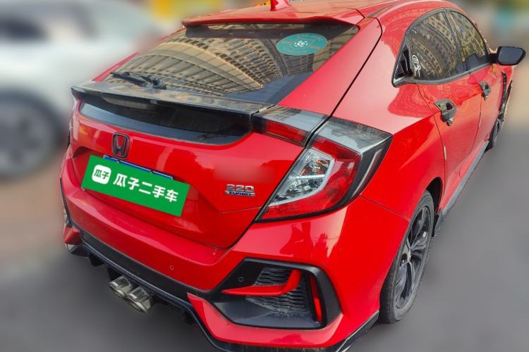 Used Honda Civic 2021 HATCHBACK 220TURBO CVT Trendy Cool Edition Rear Right 45 Deg