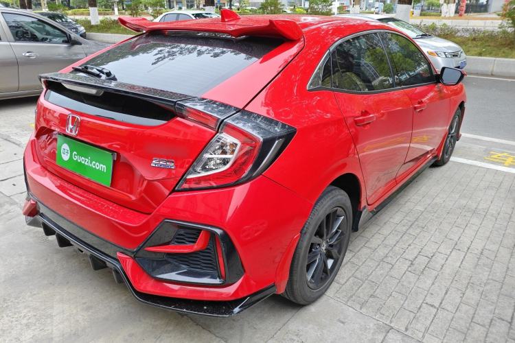 Used Honda Civic 2021 HATCHBACK 220TURBO CVT New Trendsetter Rear Right 45 Deg