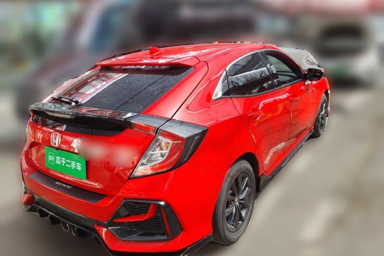 Used Honda Civic 2021 HATCHBACK 220TURBO CVT New Trendsetter Rear Right 45 Deg