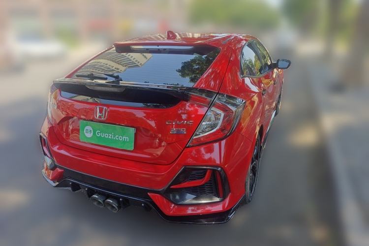 Used Honda Civic 2021 HATCHBACK 220TURBO CVT Trendy Cool Edition Rear Right 45 Deg