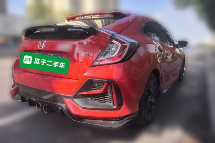 Used Honda Civic 2021 HATCHBACK 220TURBO CVT New Trendsetter Rear Right 45 Deg