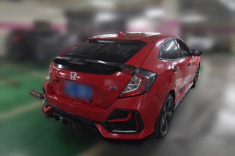 Used Honda Civic 2021 HATCHBACK 220TURBO CVT Trendy Cool Edition Rear Right 45 Deg