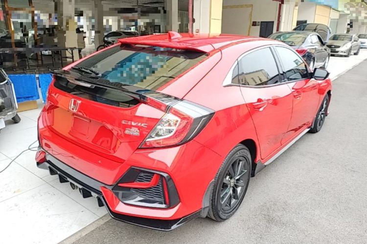 Used Honda Civic 2021 HATCHBACK 220TURBO CVT New Trendsetter Rear Right 45 Deg