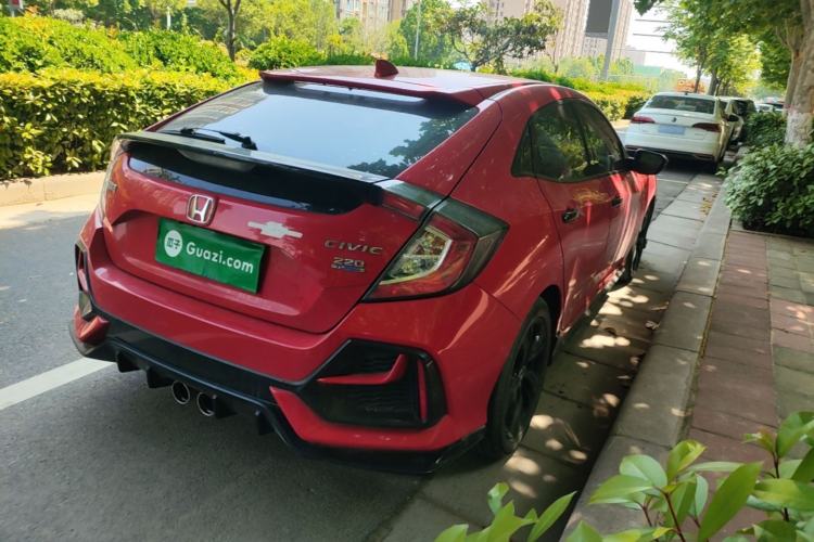 Used Honda Civic 2021 HATCHBACK 220TURBO Manual Driving Pleasure Control Rear Right 45 Deg