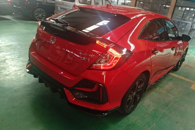 Used Honda Civic 2021 HATCHBACK 220TURBO CVT Trendy Cool Edition Rear Right 45 Deg
