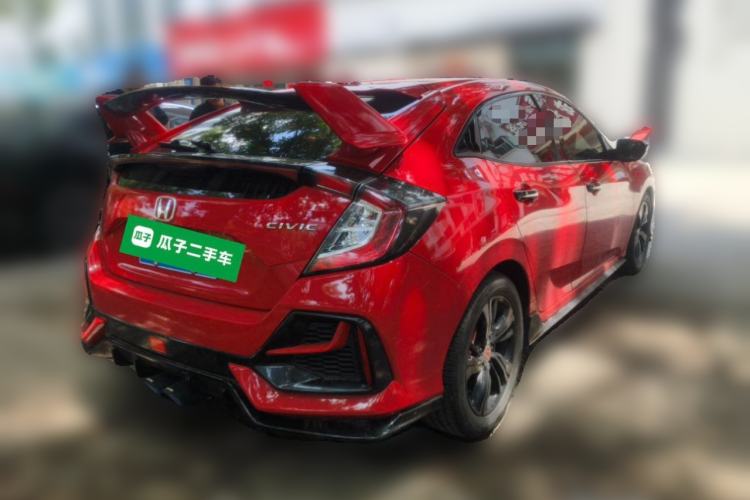 Used Honda Civic 2021 HATCHBACK 220TURBO CVT Trendy Cool Edition Rear Right 45 Deg