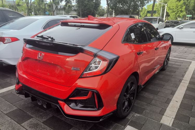 Used Honda Civic 2021 HATCHBACK 220TURBO CVT Trendy Cool Edition Rear Right 45 Deg