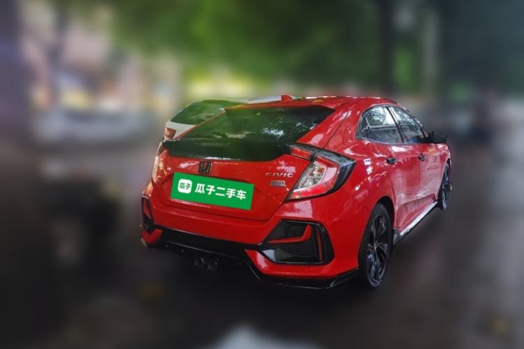 Used Honda Civic 2021 HATCHBACK 220TURBO CVT Trendy Cool Edition Rear Right 45 Deg