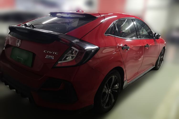 Used Honda Civic 2021 HATCHBACK 220TURBO CVT Trendy Cool Edition Rear Right 45 Deg