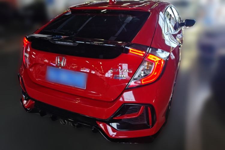 Used Honda Civic 2021 HATCHBACK 220TURBO CVT Trendy Cool Edition Rear Right 45 Deg