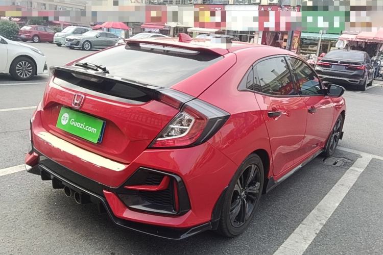 Used Honda Civic 2021 HATCHBACK 220TURBO CVT Trendy Cool Edition Rear Right 45 Deg