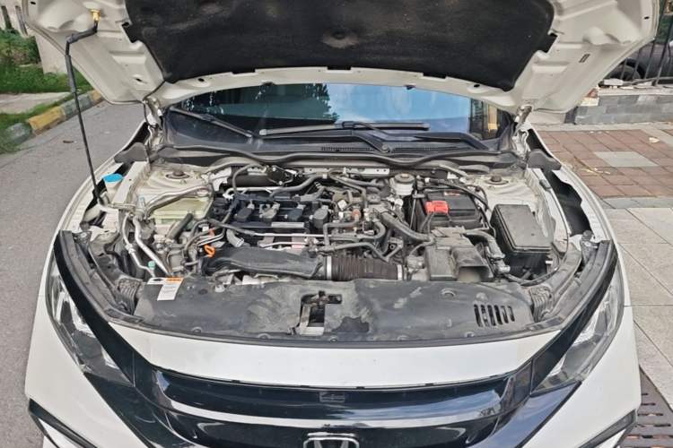Used Honda Civic 2021 HATCHBACK 220TURBO CVT New Trendsetter Engine Bay