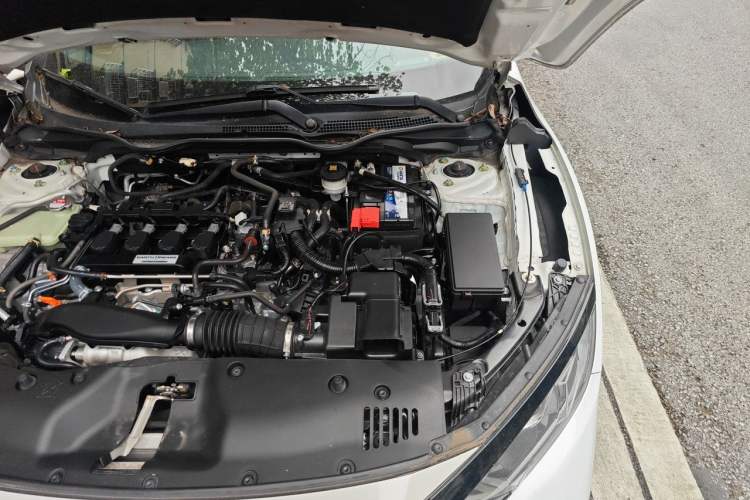 Used Honda Civic 2021 HATCHBACK 220TURBO CVT New Trendsetter Engine Bay Left