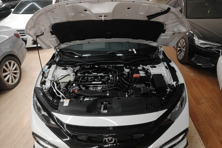 Used Honda Civic 2021 HATCHBACK 220TURBO CVT New Trendsetter Engine Bay