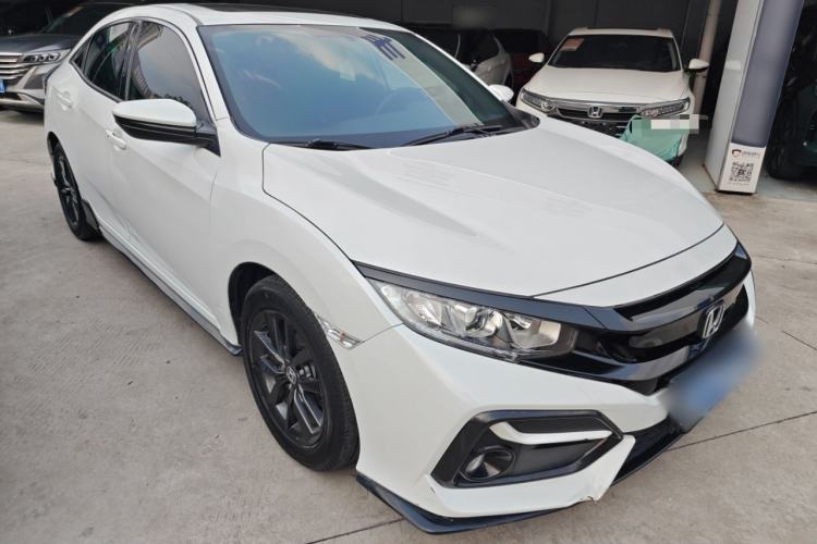 Used Honda Civic 2021 HATCHBACK 220TURBO CVT New Trendsetter Front Right 45 Deg
