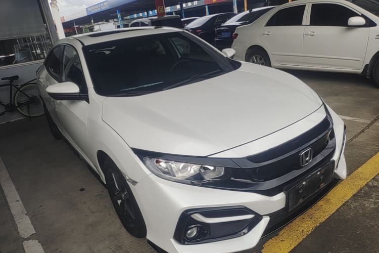 Used Honda Civic 2021 HATCHBACK 220TURBO CVT New Trendsetter Front Right 45 Deg