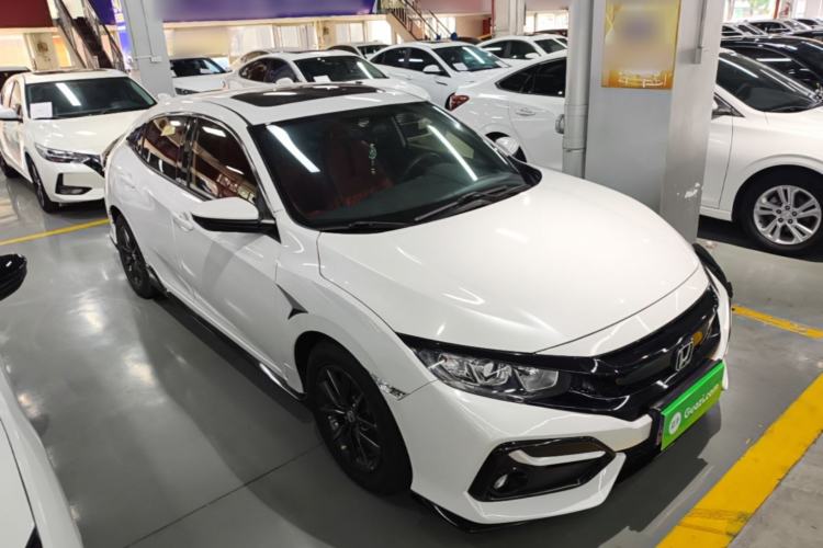 Used Honda Civic 2021 HATCHBACK 220TURBO CVT New Trendsetter Front Right 45 Deg