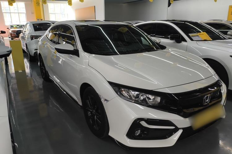 Used Honda Civic 2021 HATCHBACK 220TURBO CVT New Trendsetter Front Right 45 Deg