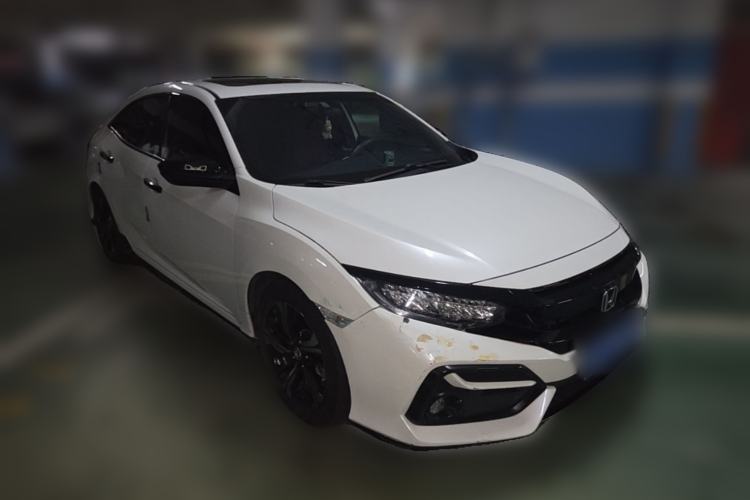 Used Honda Civic 2021 HATCHBACK 220TURBO CVT Trendy Cool Edition Front Right 45 Deg