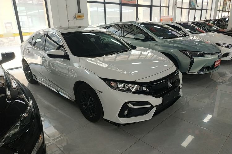 Used Honda Civic 2021 HATCHBACK 220TURBO CVT New Trendsetter Front Right 45 Deg