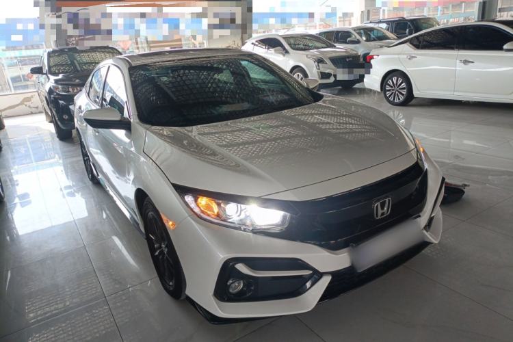 Used Honda Civic 2021 HATCHBACK 220TURBO CVT New Trendsetter Front Right 45 Deg