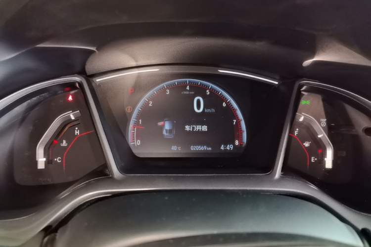 Used Honda Civic 2021 HATCHBACK 220TURBO CVT Trendy Cool Edition Instrument Cluster