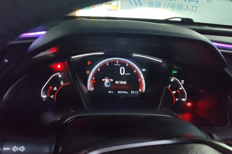 Used Honda Civic 2021 HATCHBACK 220TURBO CVT Trendy Cool Edition Instrument Cluster
