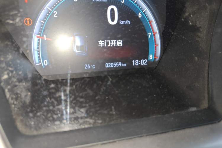 Used Honda Civic 2021 HATCHBACK 220TURBO CVT New Trendsetter Odometer Close Up