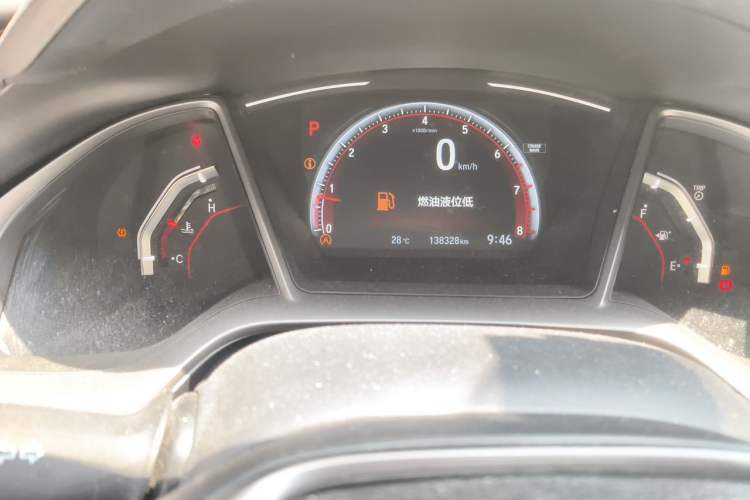 Used Honda Civic 2021 HATCHBACK 220TURBO CVT Trendy Cool Edition Odometer Close Up