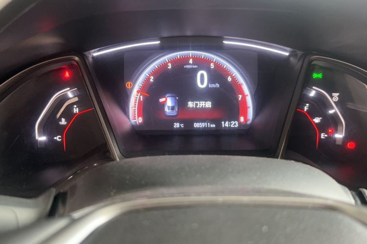 Used Honda Civic 2021 HATCHBACK 220TURBO Manual Driving Pleasure Control Odometer Close Up