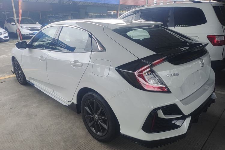 Used Honda Civic 2021 HATCHBACK 220TURBO CVT New Trendsetter Rear Left 45 Deg