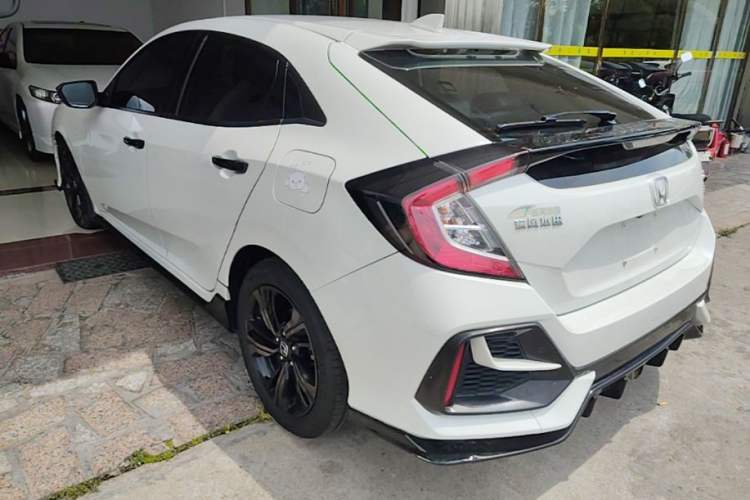 Used Honda Civic 2021 HATCHBACK 220TURBO CVT Trendy Cool Edition Rear Left 45 Deg