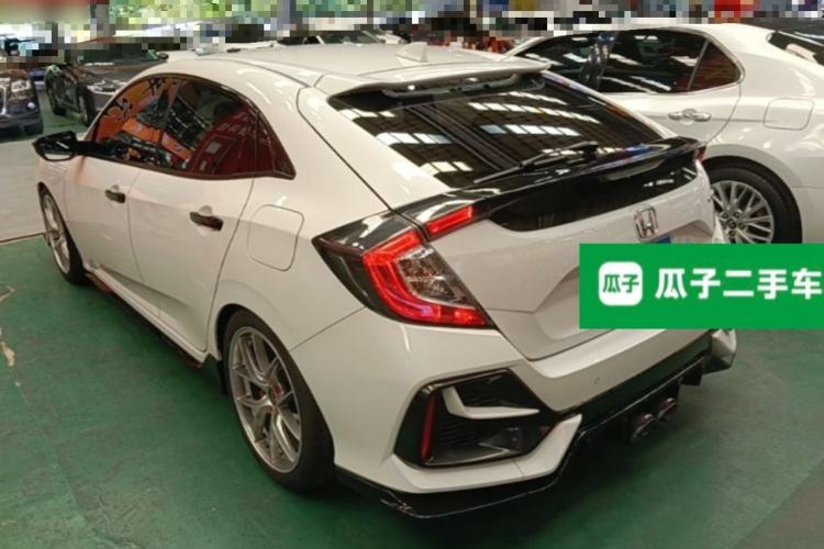 Used Honda Civic 2021 HATCHBACK 220TURBO CVT Trendy Cool Edition Rear Left 45 Deg