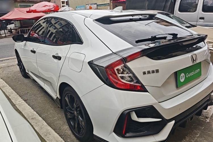 Used Honda Civic 2021 HATCHBACK 220TURBO CVT New Trendsetter Rear Left 45 Deg