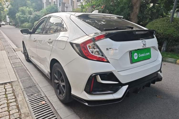 Used Honda Civic 2021 HATCHBACK 220TURBO CVT New Trendsetter Rear Left 45 Deg