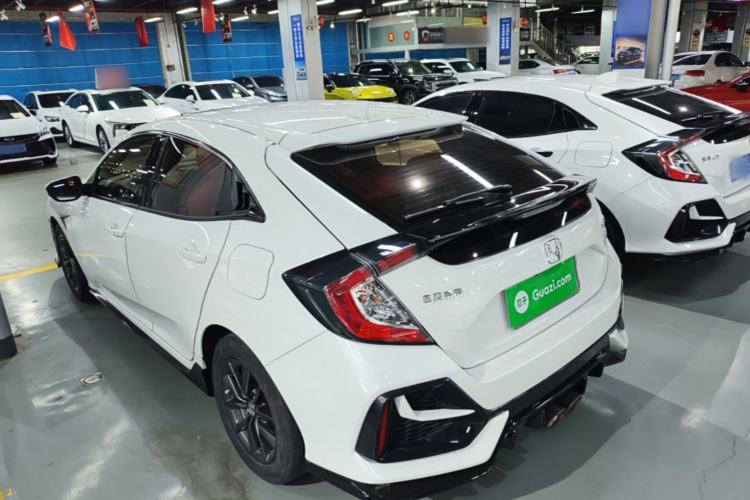 Used Honda Civic 2021 HATCHBACK 220TURBO CVT New Trendsetter Rear Left 45 Deg