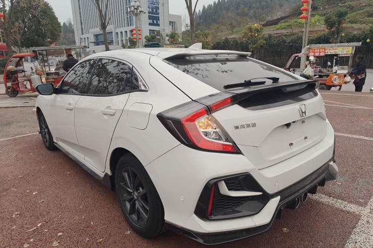 Used Honda Civic 2021 HATCHBACK 220TURBO CVT New Trendsetter Rear Left 45 Deg