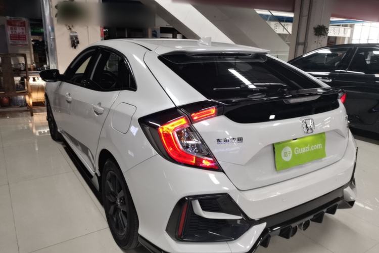 Used Honda Civic 2021 HATCHBACK 220TURBO CVT New Trendsetter Rear Left 45 Deg