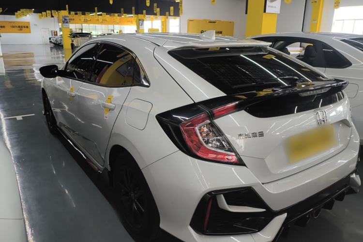 Used Honda Civic 2021 HATCHBACK 220TURBO CVT New Trendsetter Rear Left 45 Deg
