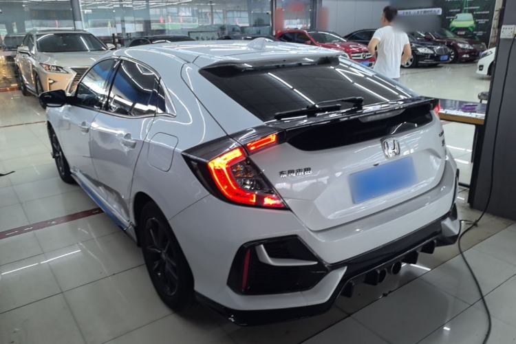 Used Honda Civic 2021 HATCHBACK 220TURBO CVT New Trendsetter Rear Left 45 Deg