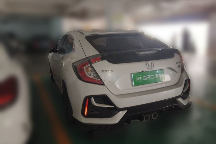 Used Honda Civic 2021 HATCHBACK 220TURBO CVT New Trendsetter Rear Left 45 Deg