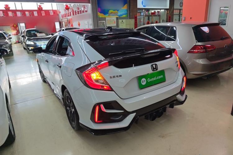 Used Honda Civic 2021 HATCHBACK 220TURBO CVT New Trendsetter Rear Left 45 Deg