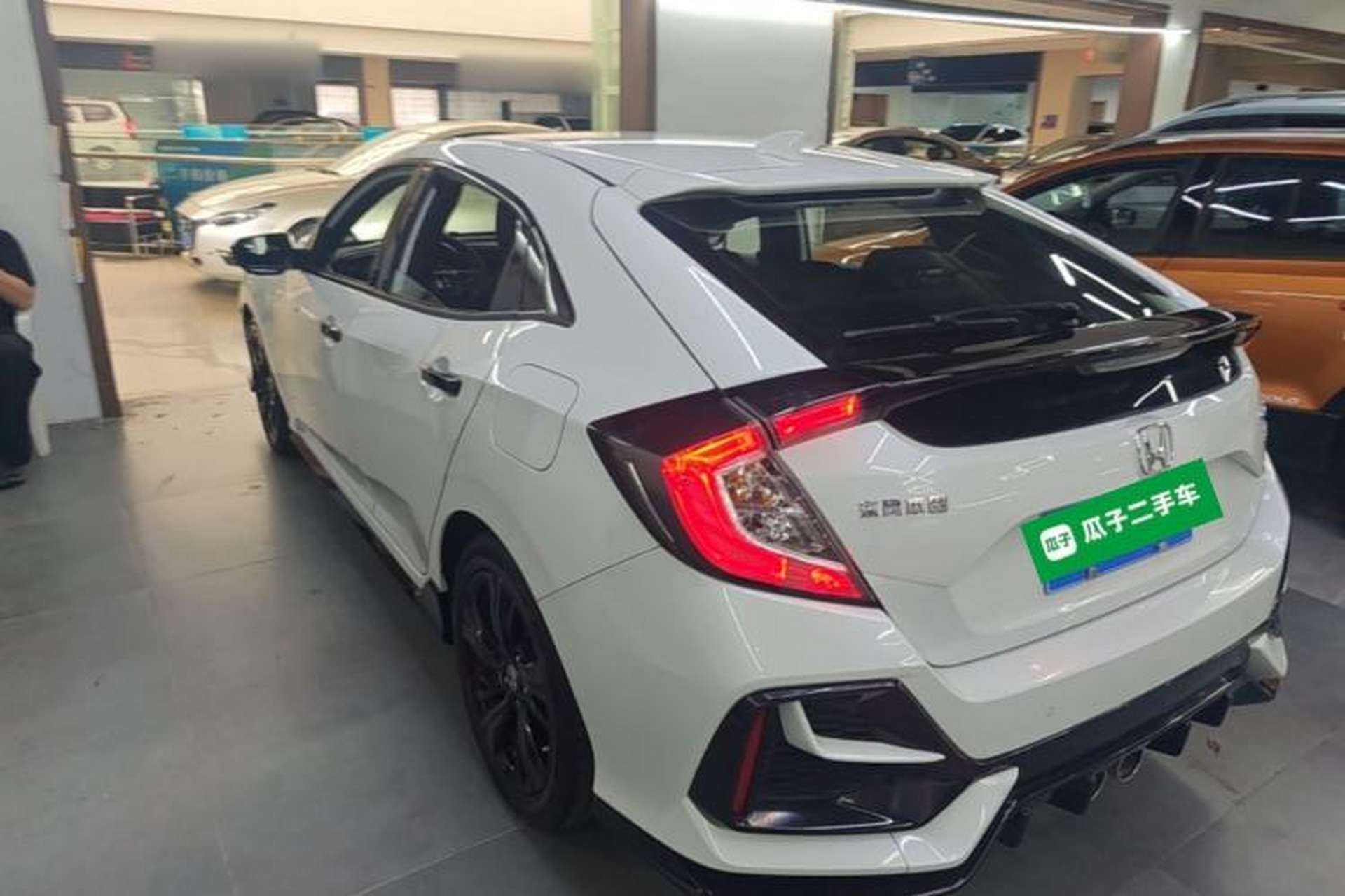 Used Honda Civic 2021 HATCHBACK 220TURBO CVT Dynamic Control Rear Left 45 Deg