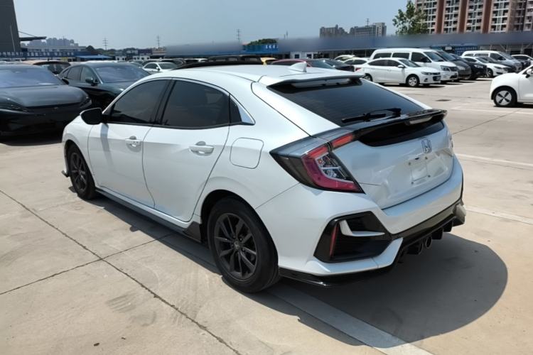 Used Honda Civic 2021 HATCHBACK 220TURBO CVT New Trendsetter Rear Left 45 Deg
